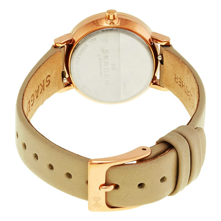 Skagen Hald White Dial Ladies Watch SKW2494