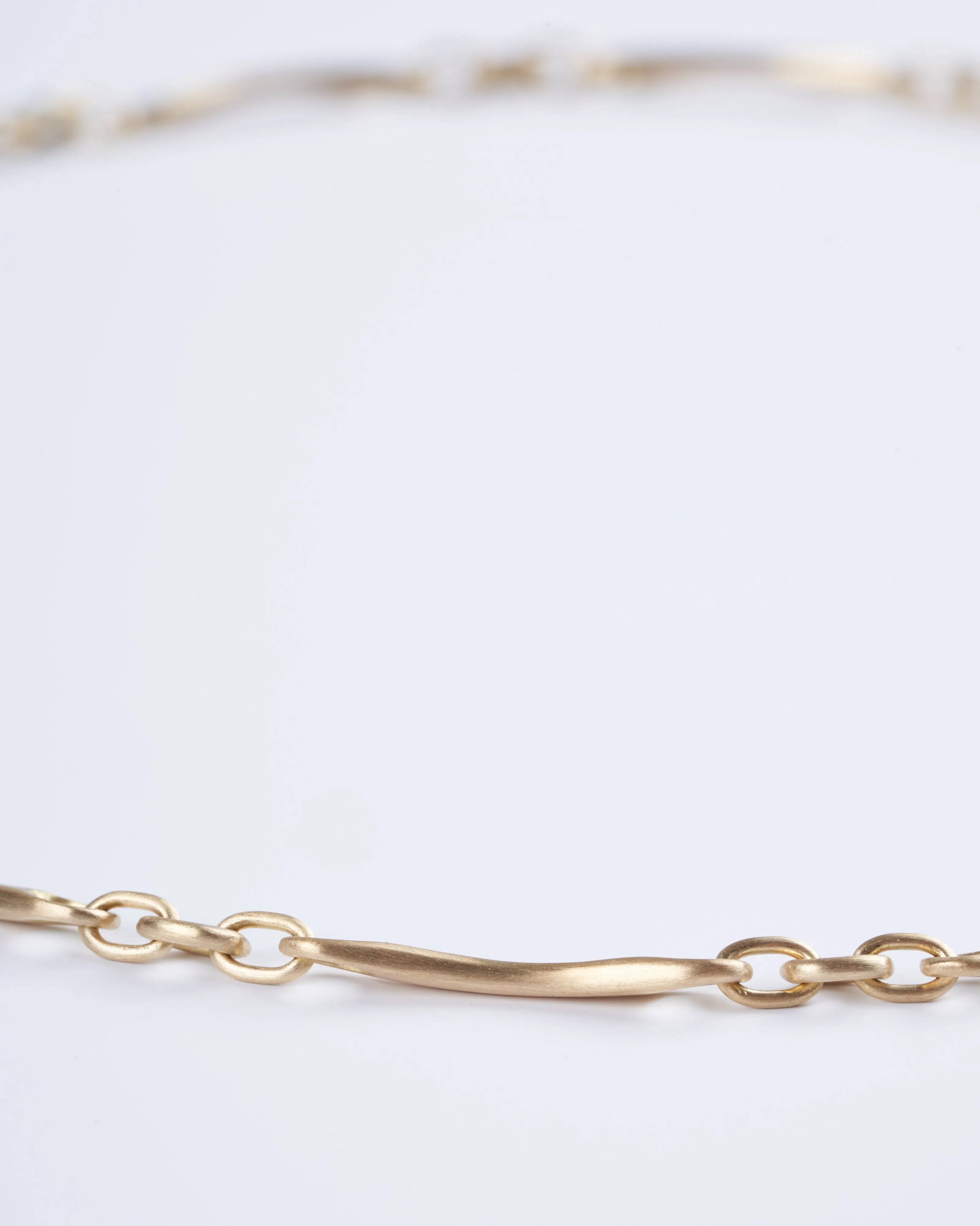 small city bar necklace - gold