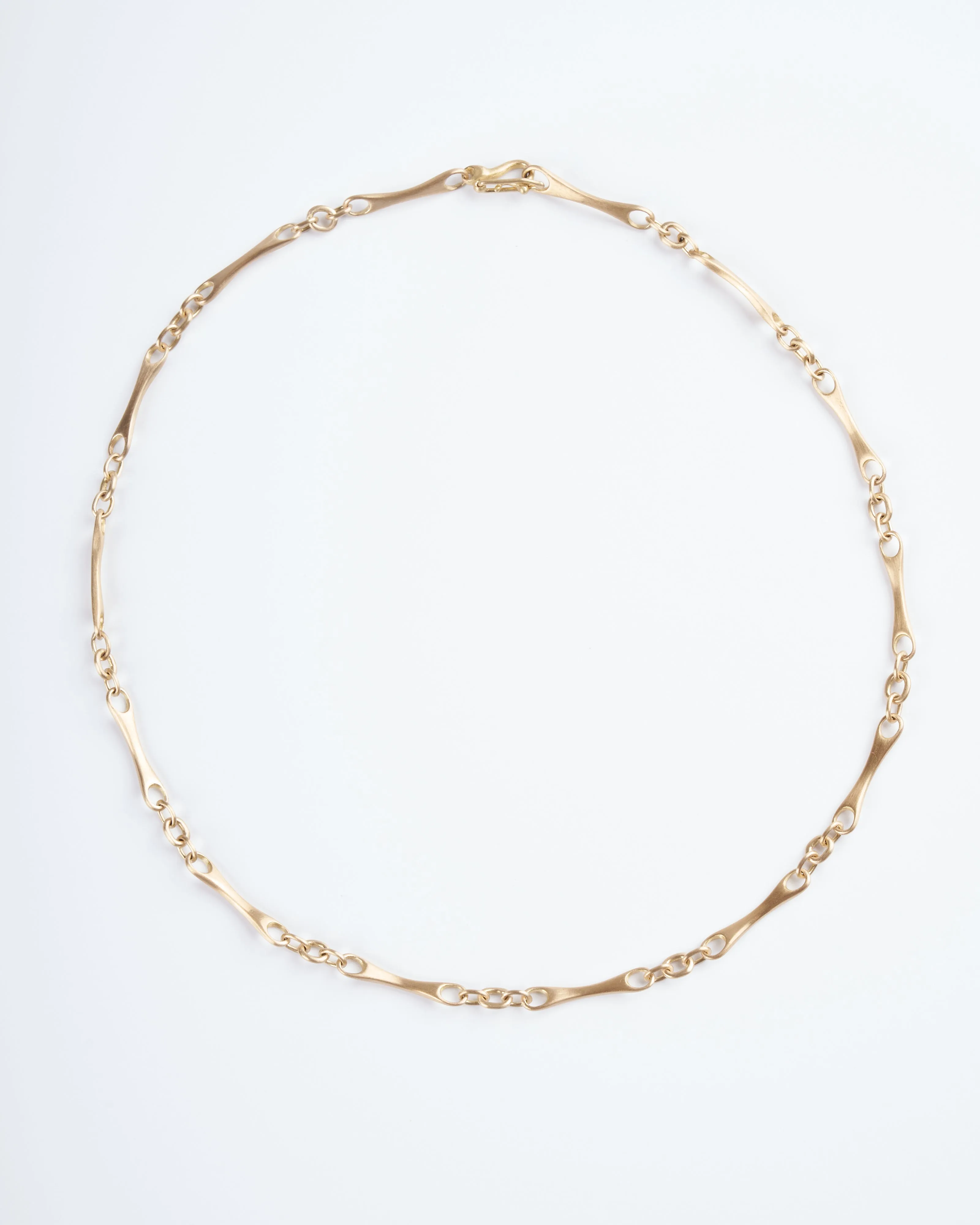 small city bar necklace - gold