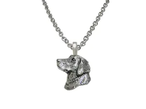 Small Labrador Dog Head Necklace