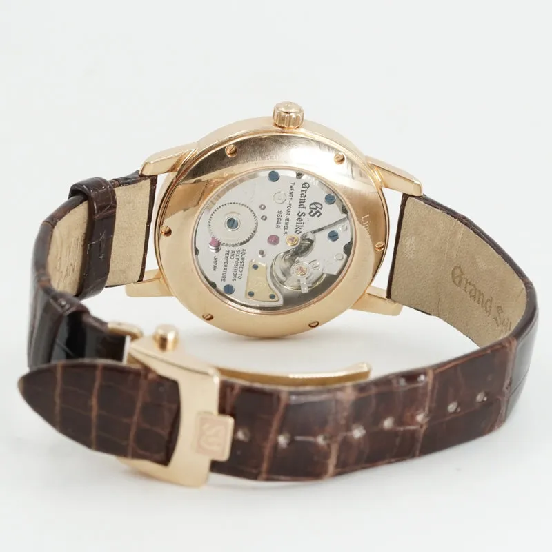 SOLD - 3/21/25 - Grand Seiko SBGW260 140th Anniversary Limited Edition 38mm 18K Rose Gold Watch