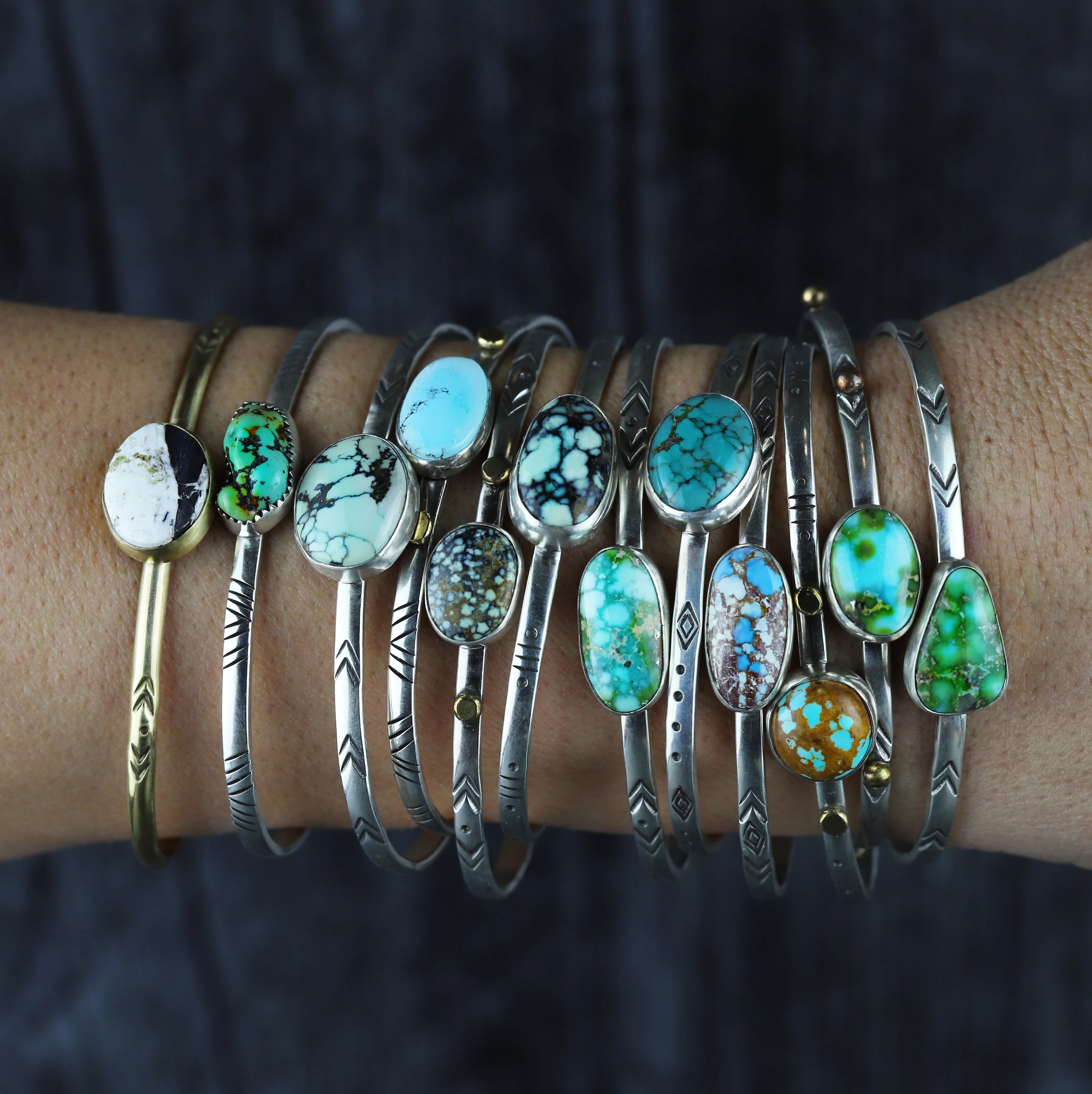 Sonoran Gold Stacking Cuff No.35