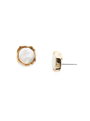 Sorrelli Diana Stud Earrings - Modern Pearl