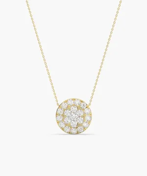 Sparkle Circle Diamond Pendant