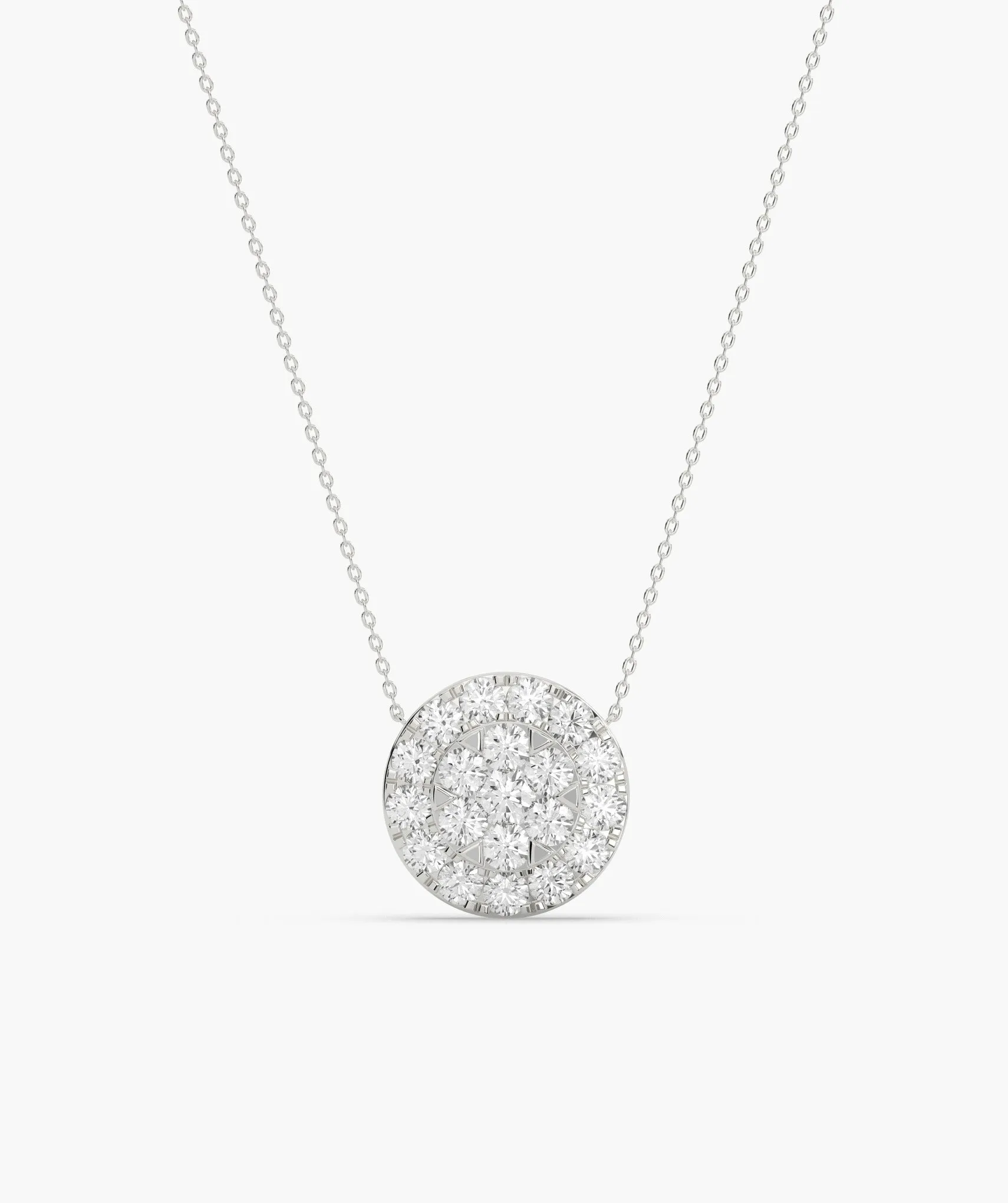 Sparkle Circle Diamond Pendant