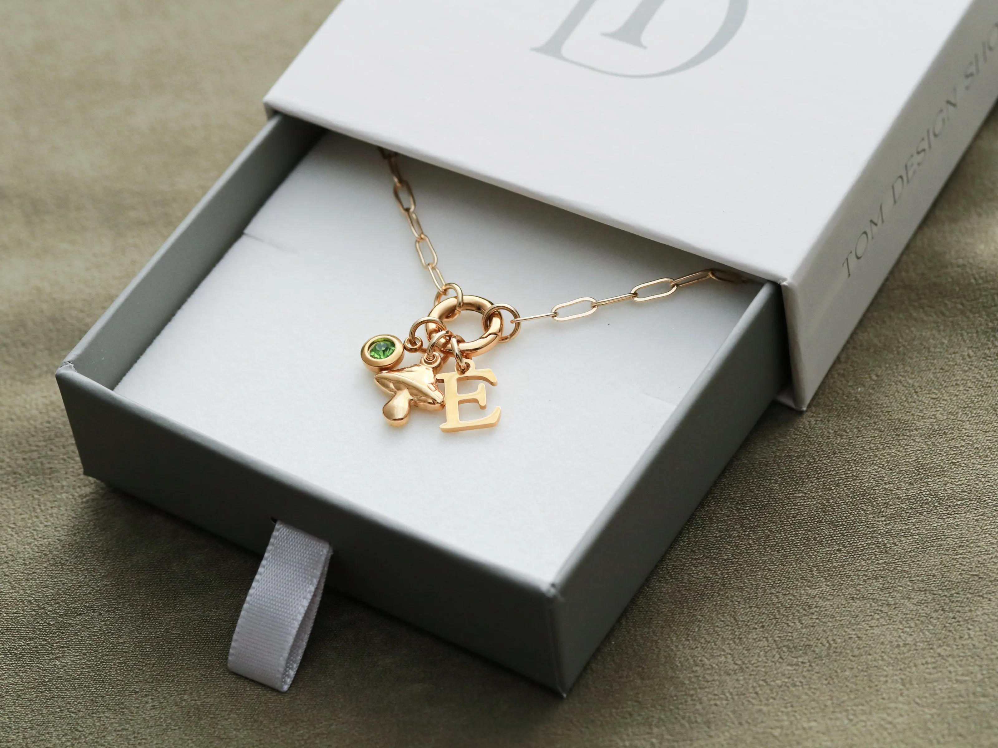 Spring Ring Charm Necklace