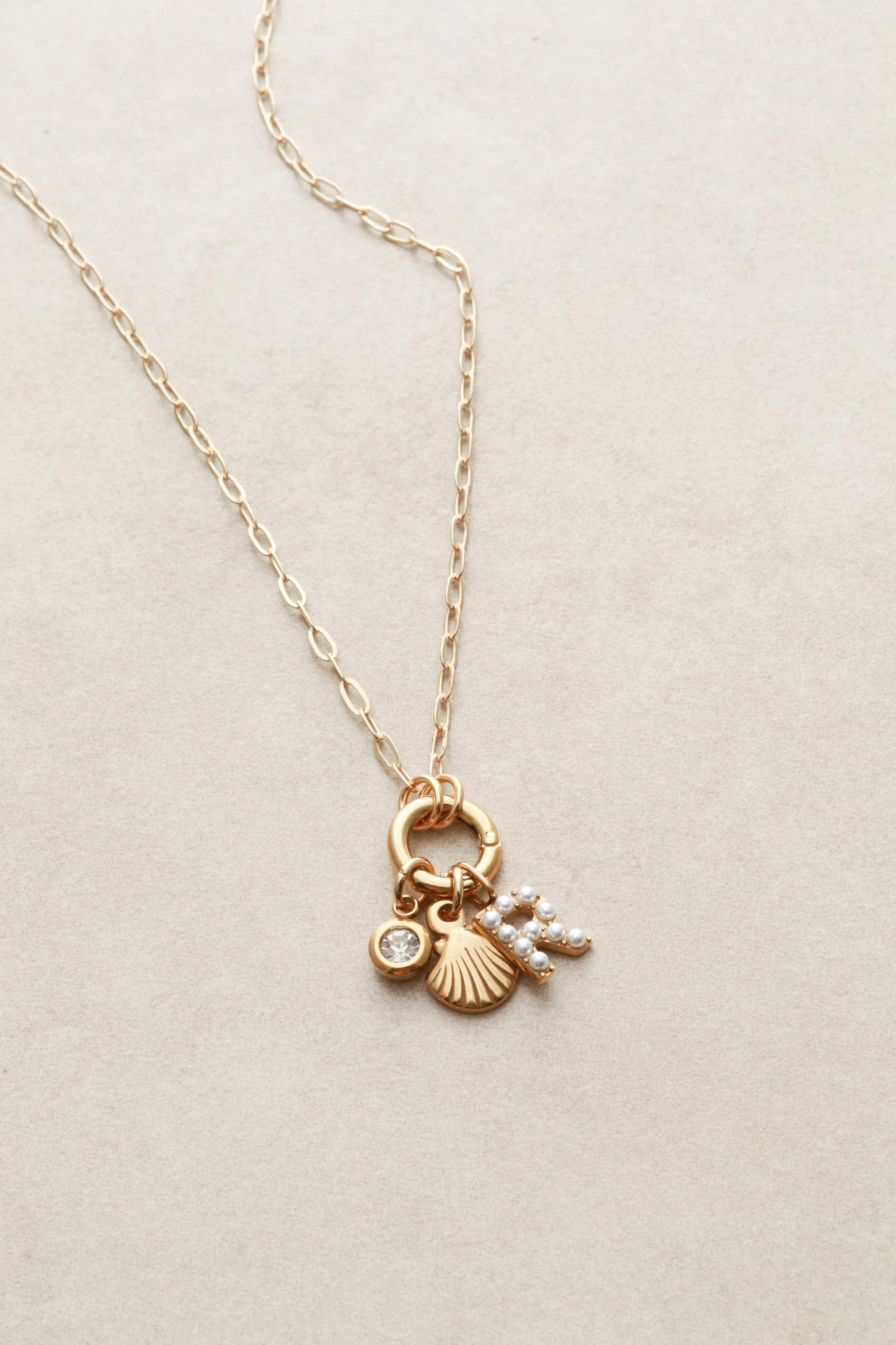 Spring Ring Charm Necklace