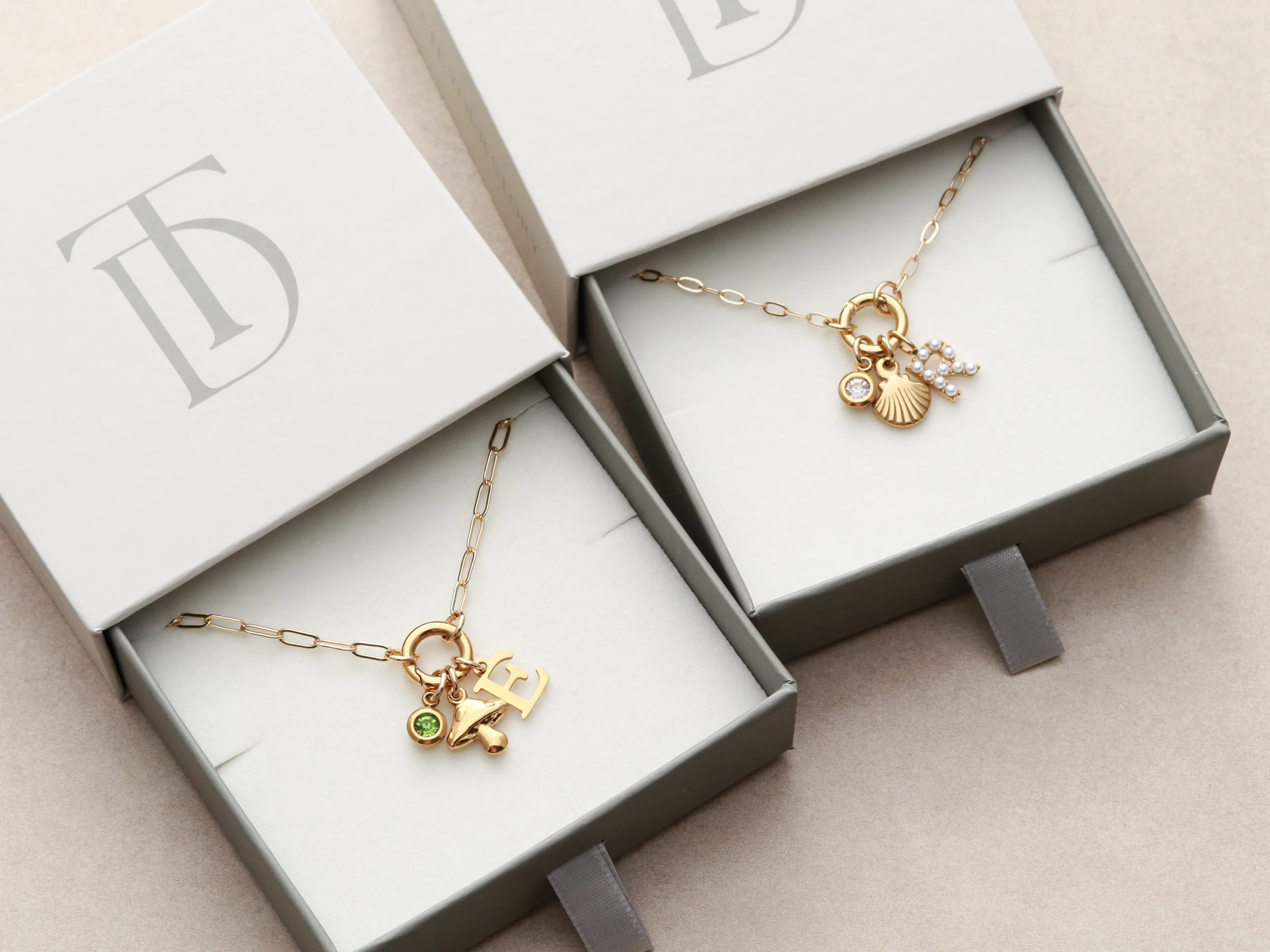 Spring Ring Charm Necklace