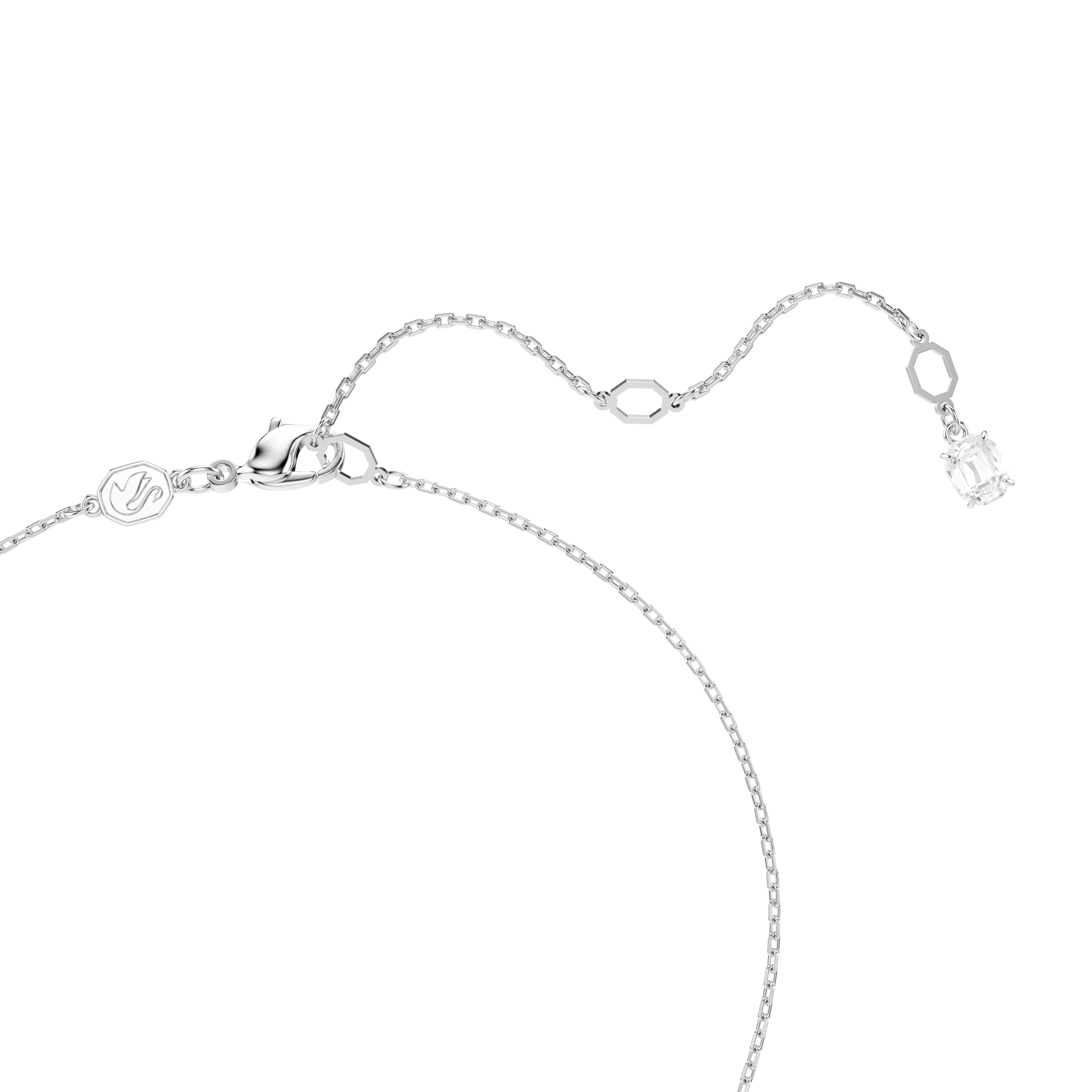 Swarovski Rhodium Hyperbola Twist Necklace