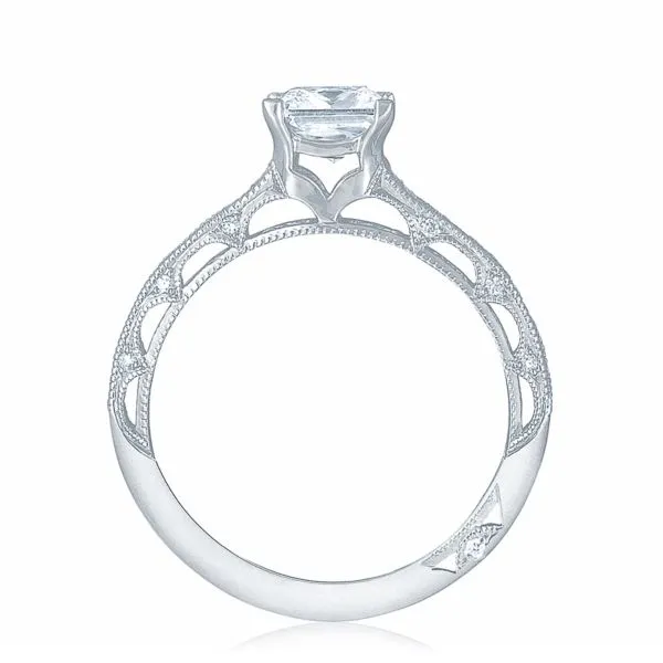 Tacori Channel & Pave Diamond Engagement Ring