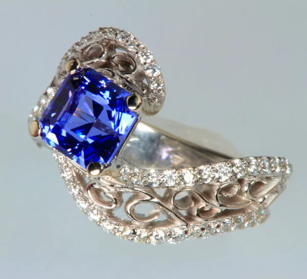 Tanzanite Ring by Christopher Michael