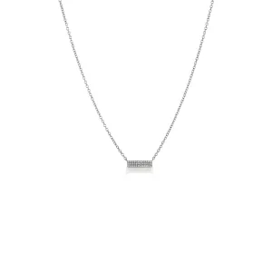 Tara Mikolay Raw Diamond Mini Bar Necklace