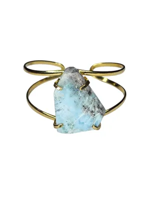 The Lena Larimar Cuff Bracelet Collection