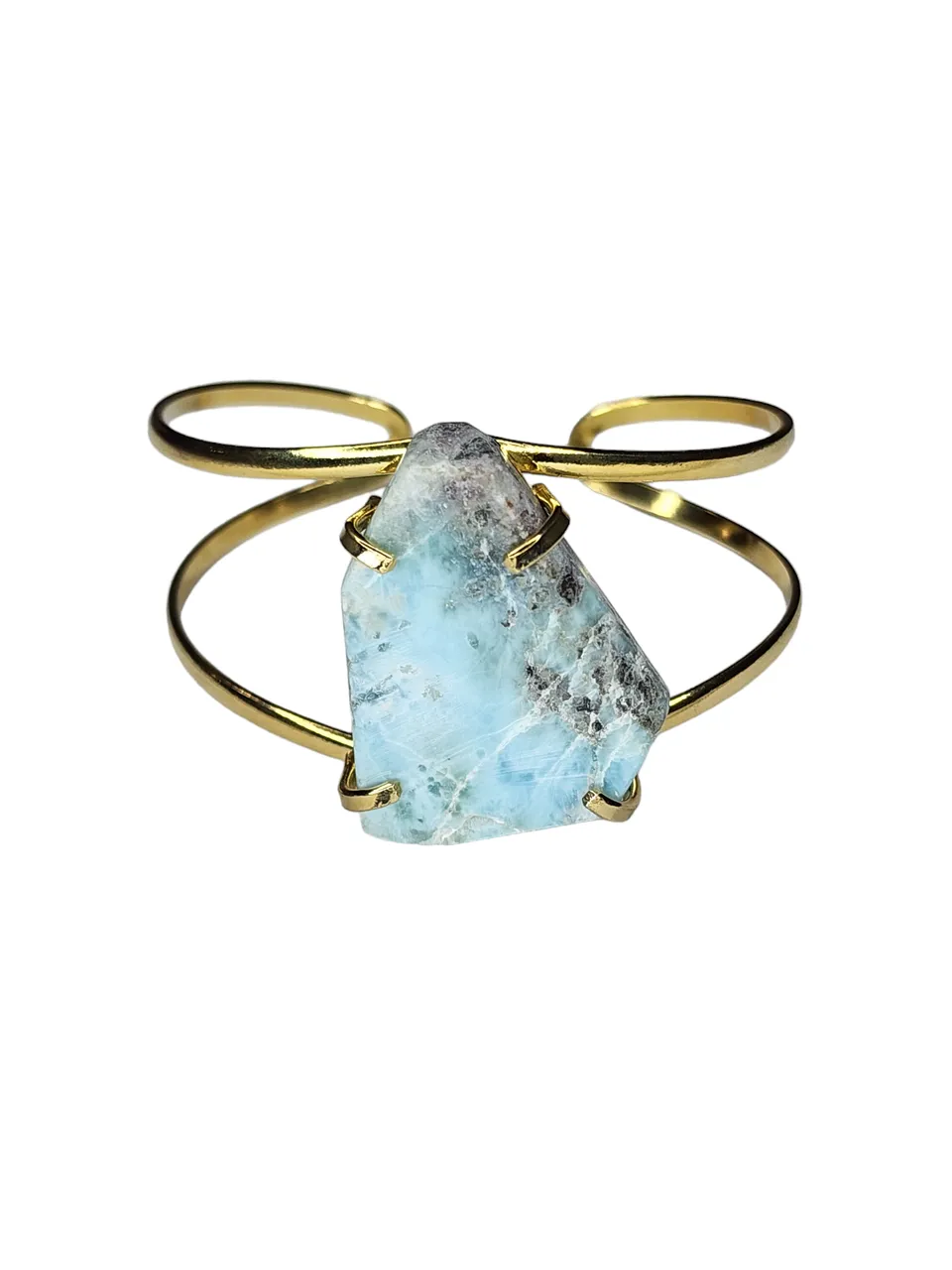 The Lena Larimar Cuff Bracelet Collection