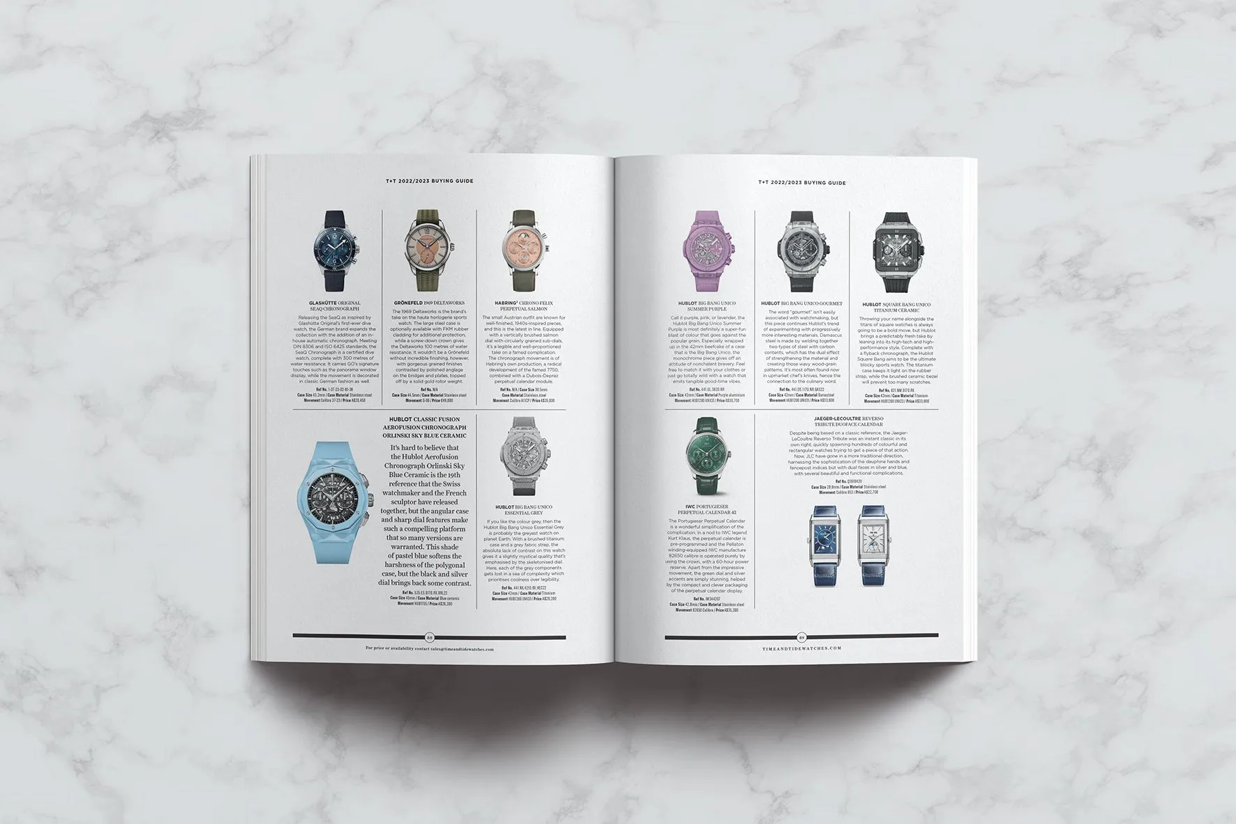 Time Tide Watches - NOW Magazine - The Watch Buying Guide - Issue 6