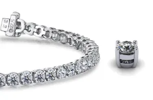 Timeless Dreams Lab-Grown Diamond Tennis Bracelet with 10.12 ct.(finished) 3.9mm