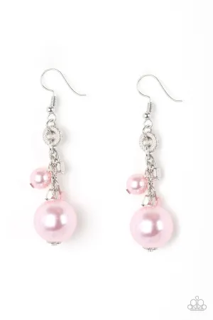 Timelessly Traditional Pink Paparazzi Earrings