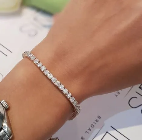 Touch of Gold 14K 9.59ctw Diamond Tennis Bracelet