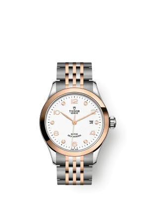 Tudor 1926, Stainless Steel and 18k Rose Gold with Diamond-set, 28mm, Ref# M91351-0011