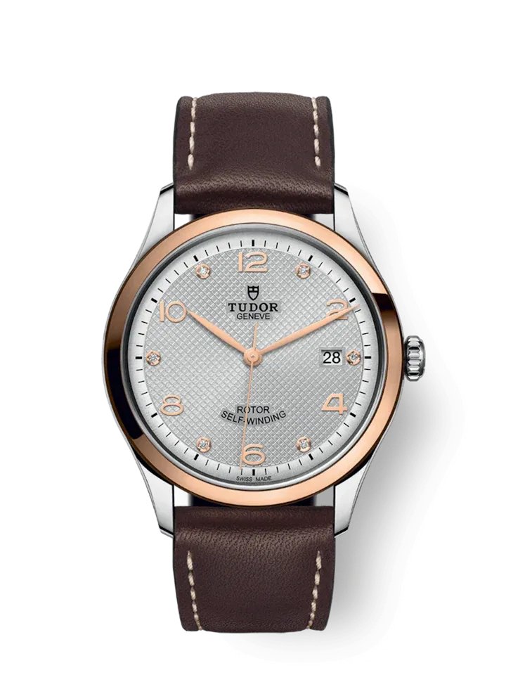 Tudor 1926, Stainless Steel and 18k Rose Gold with Diamond-set, 39mm, Ref# M91551-0006