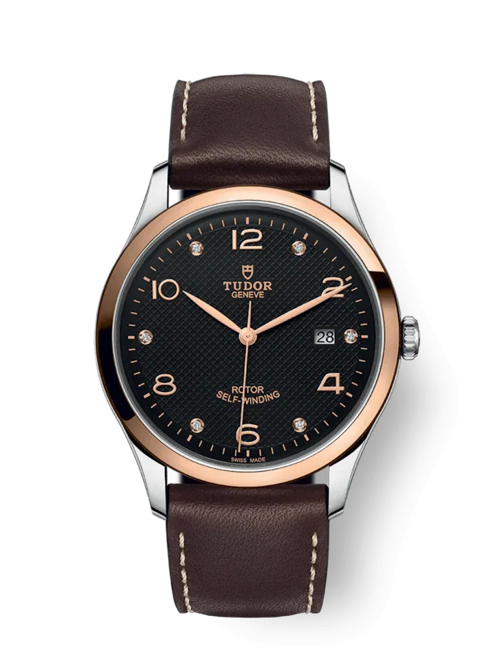 Tudor 1926, Stainless Steel and 18k Rose Gold with Diamond-set, 41mm, Ref# M91651-0008