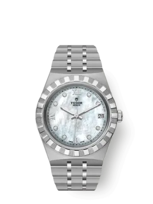 Tudor Royal, Stainless Steel and Diamond-set, 34mm, Ref# M28400-0005