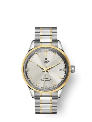 Tudor Style, Stainless Steel and Yellow Gold with Diamond-set 34mm, Ref# M12303-0005