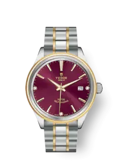 Tudor Style, Stainless Steel and Yellow Gold with Diamond-set, 38mm, Ref# M12503-0015