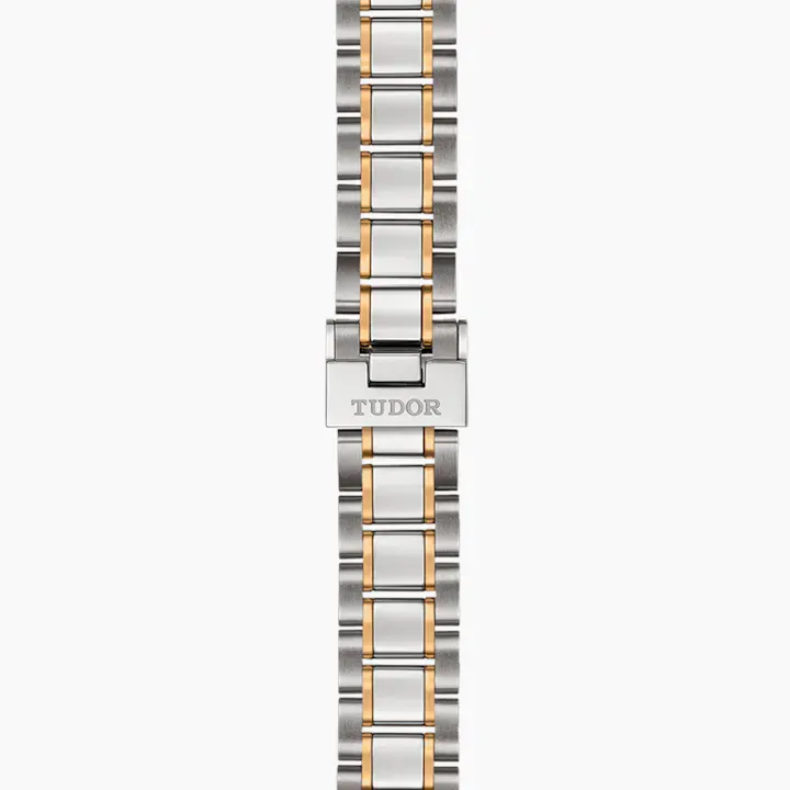 Tudor Style, Stainless Steel and Yellow Gold with Diamond-set, 38mm, Ref# M12503-0015