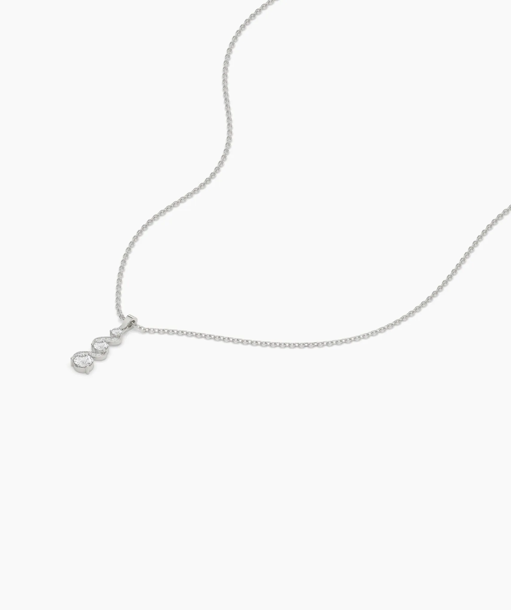 Twinkling Twirl Swirl Pendant