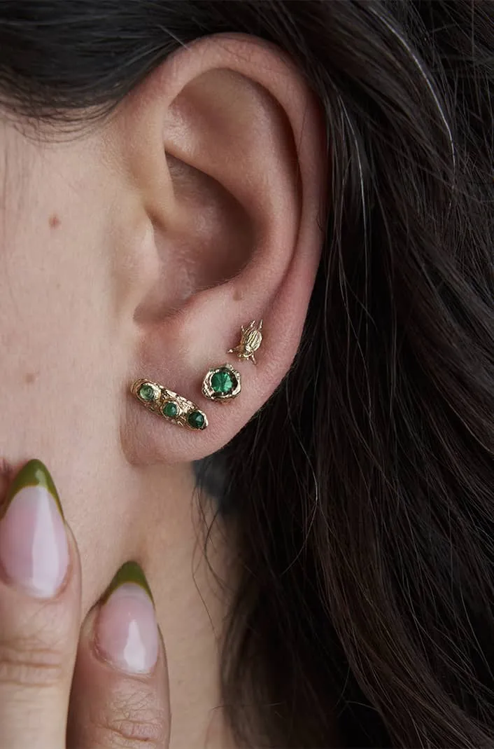 Unorthodox Emerald Earrings