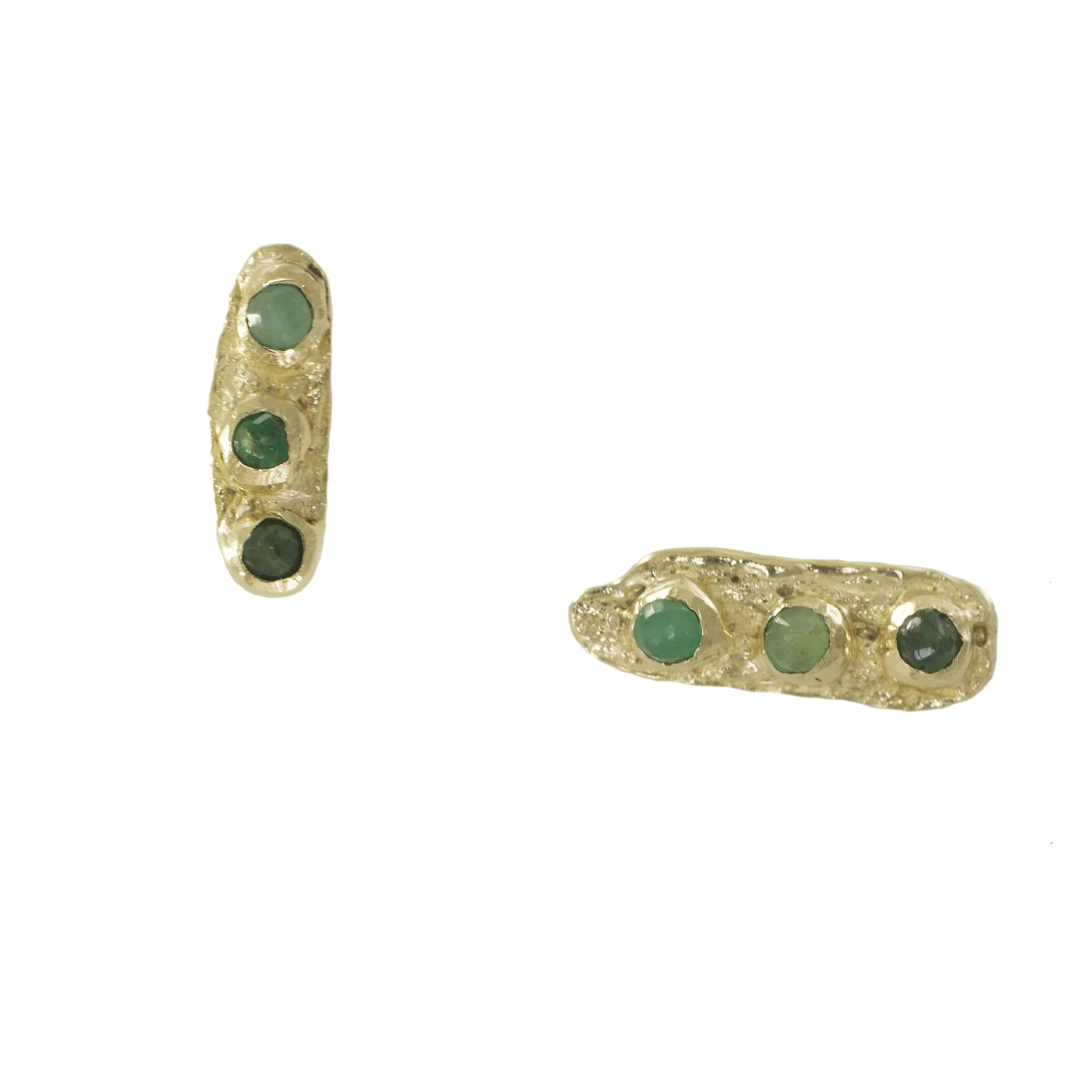 Unorthodox Emerald Earrings
