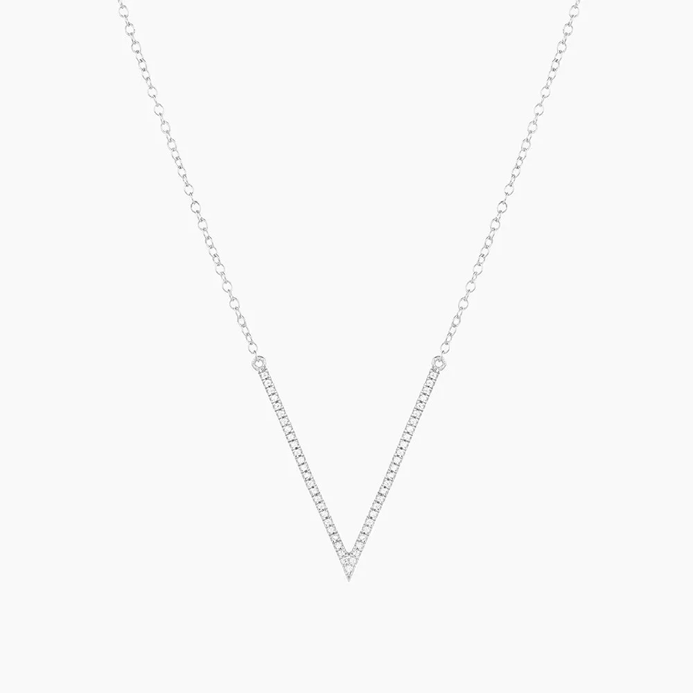 V To The T Pendant Necklace