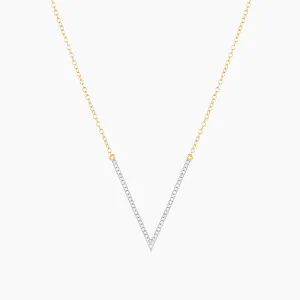 V To The T Pendant Necklace