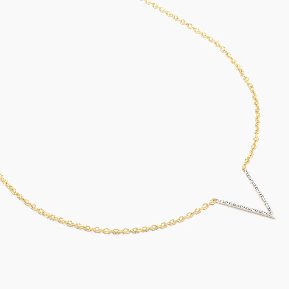 V To The T Pendant Necklace