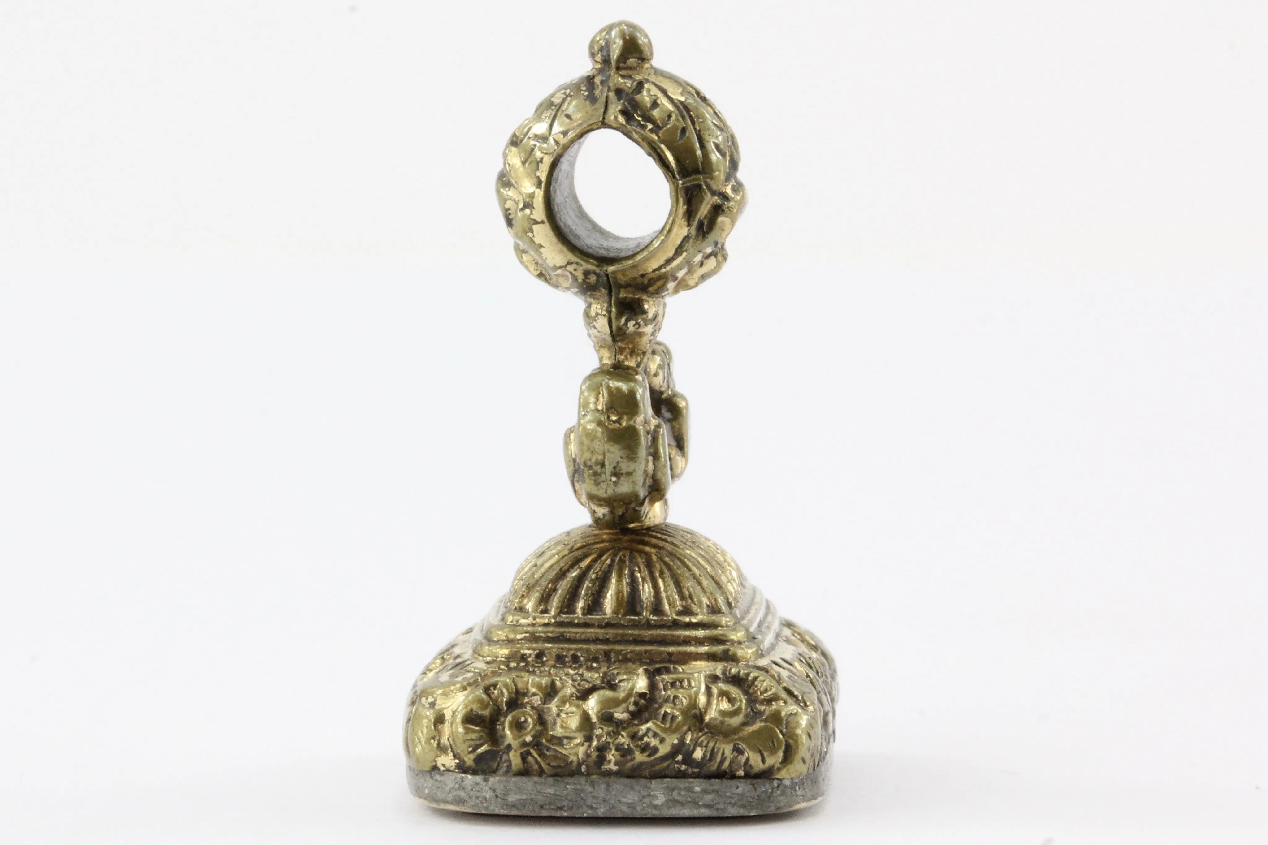 Victorian Gold Filled Carnelian Signet Watch Fob Tassie Pendant c.1860