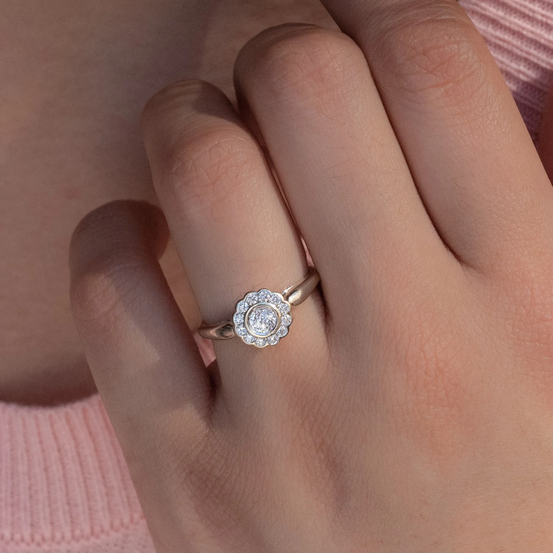 Victorian Revival Diamond Ring