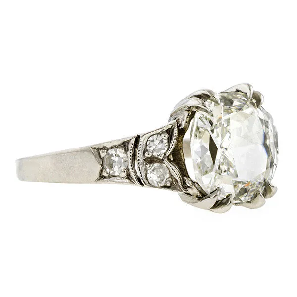 Vintage Engagement Ring, Cushion 2.05ct