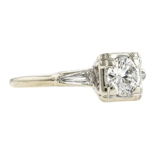 Vintage Engagement Ring, TRB 0.63ct