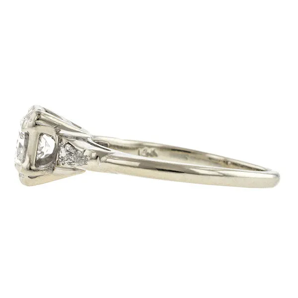 Vintage Engagement Ring, TRB 0.63ct