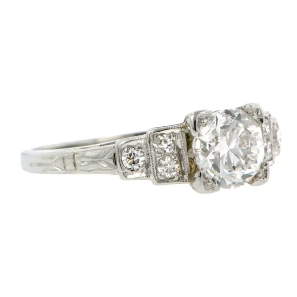 Vintage Engagement Ring, TRB 0.77ct