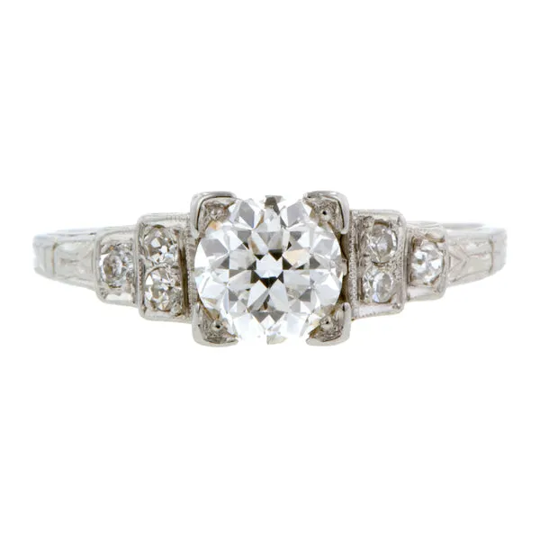 Vintage Engagement Ring, TRB 0.77ct