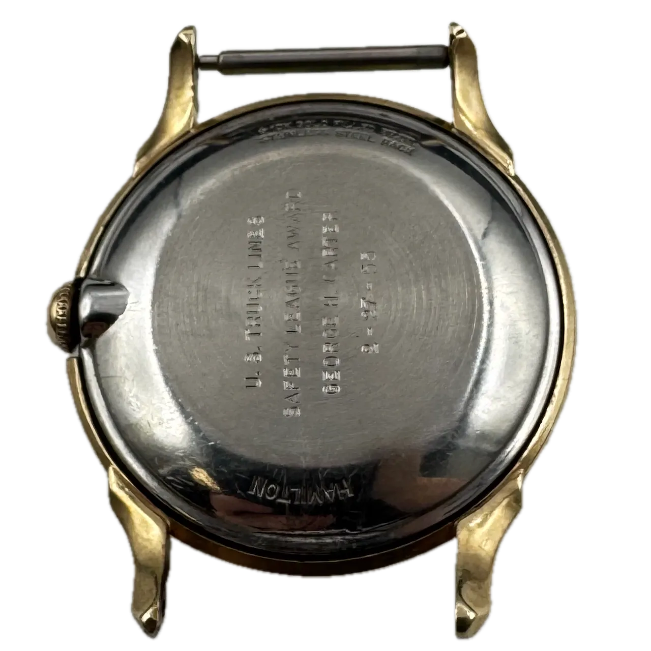 Vintage Hamilton Powell Men's Mechanical Wristwatch 730 USA Steel & 10k GF
