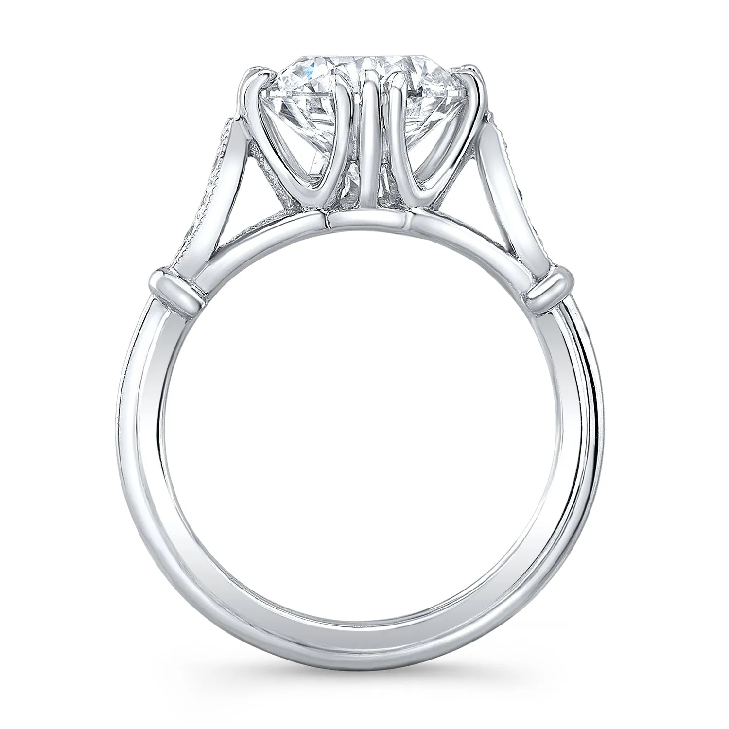 Vintage Style Diamond Engagement Ring