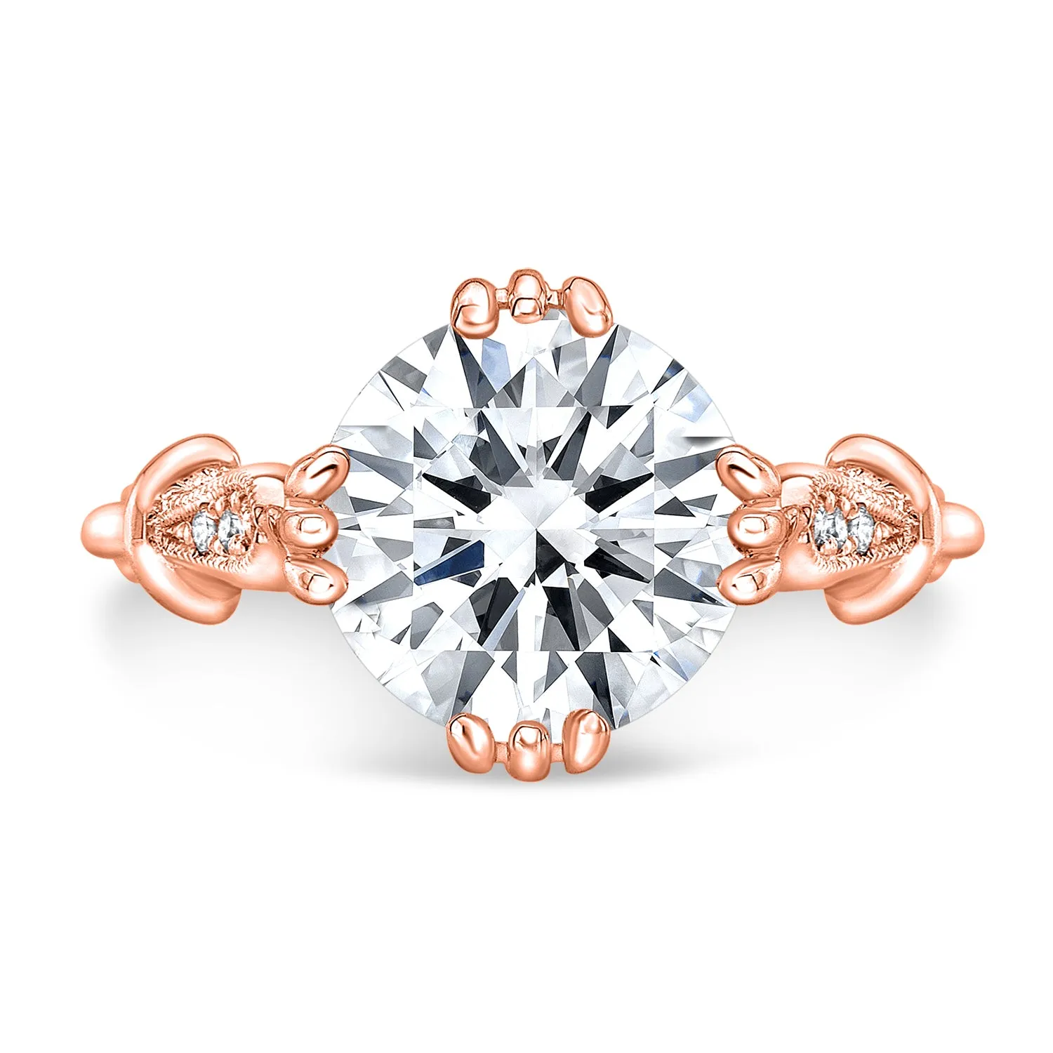 Vintage Style Diamond Engagement Ring