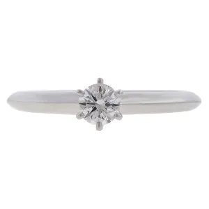 Vintage Tiffany & Co Solitaire Engagement Ring, RBC 0.25ct.