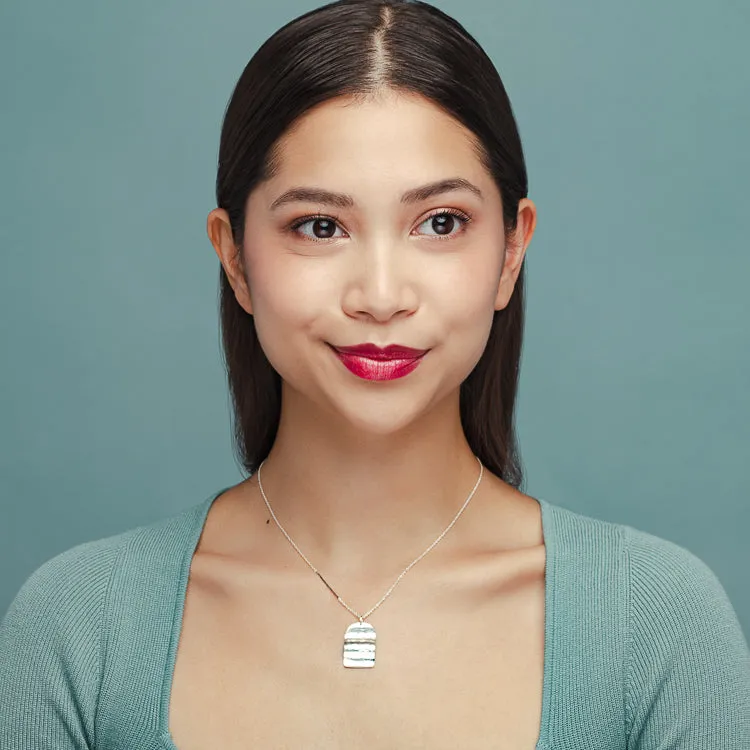 WAVE ARCH TWO TONE NECKLACE