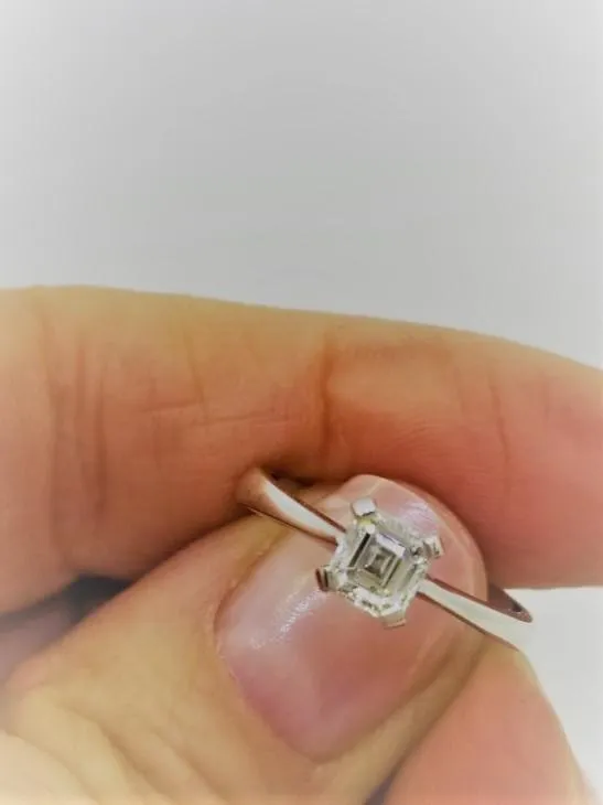 White Gold Diamond Ring
