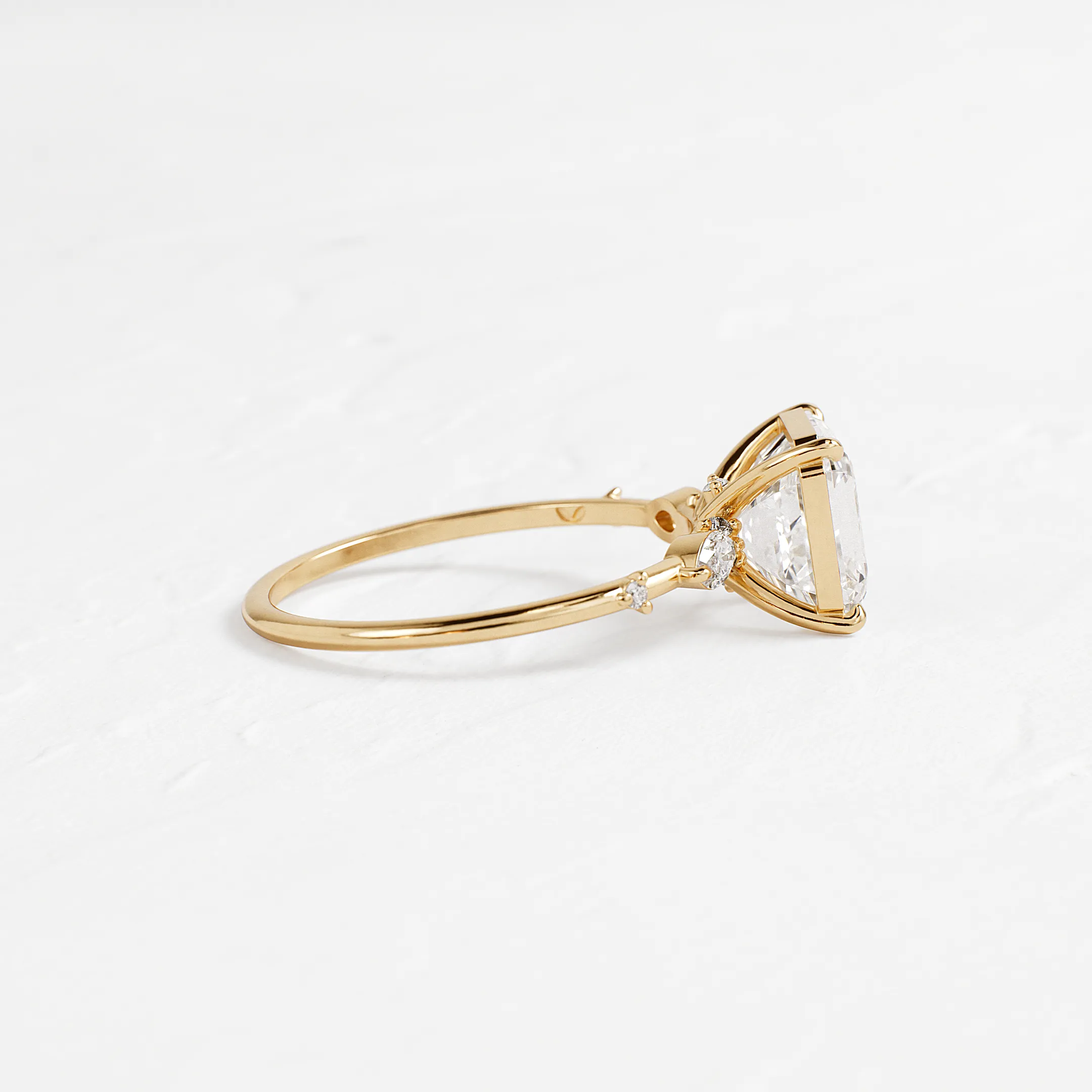 Windlass Ring, Asscher Cut