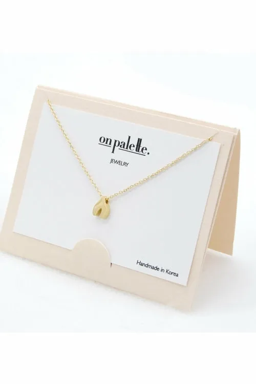 Wishbone Pendant Necklace By DOBBI ( Variety Color Available )